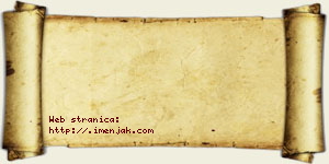 Jasmina Šipić vizit kartica